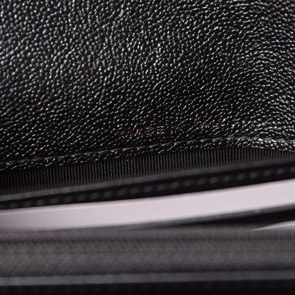 Chanel Iridescent Caviar Quilted Medium Flap Wallet Black 7 of 10