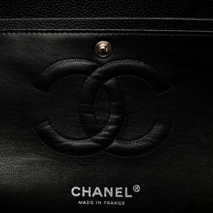 Chanel Caviar Quilted Medium Double Flap Black 12 of 12