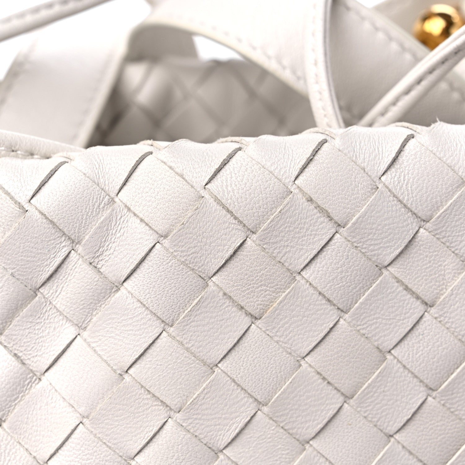 Bottega Veneta Nappa Intrecciato Small Bulb White 10 of 10