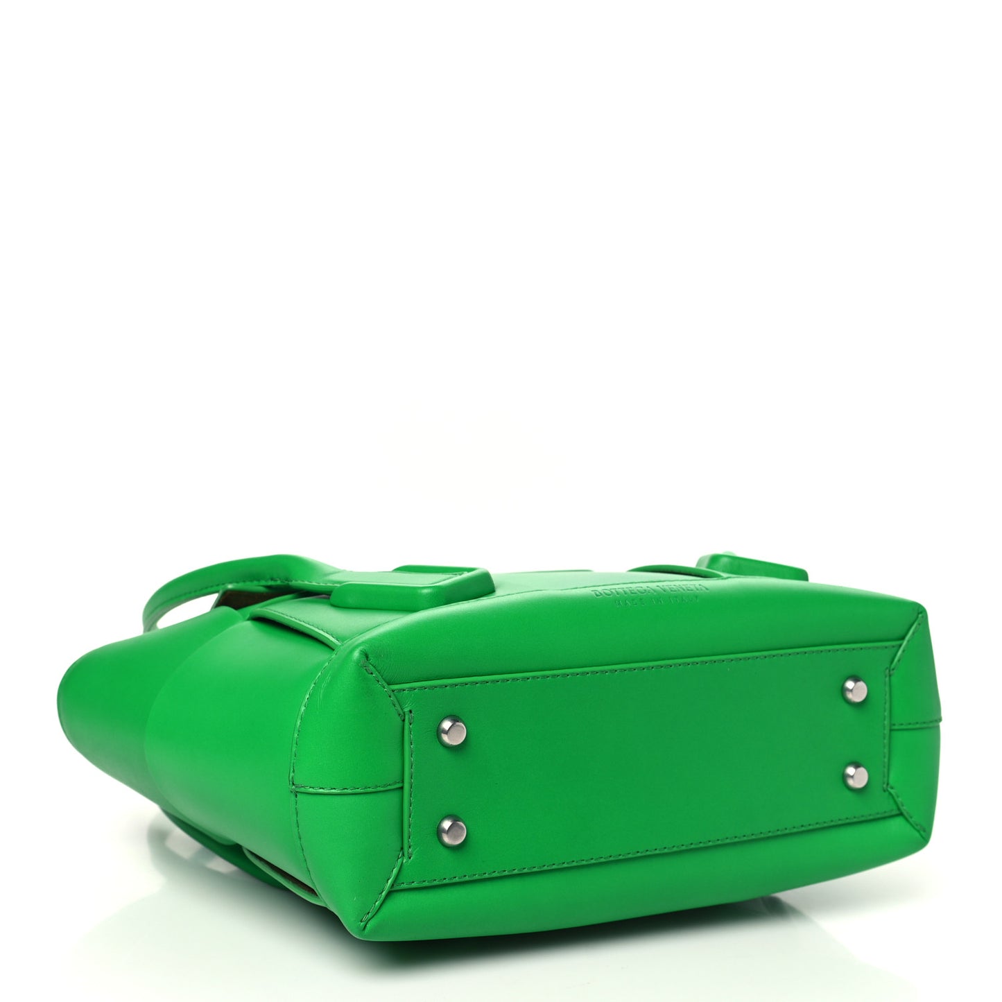 French Calfskin Maxi Intrecciato Small Arco Parakeet