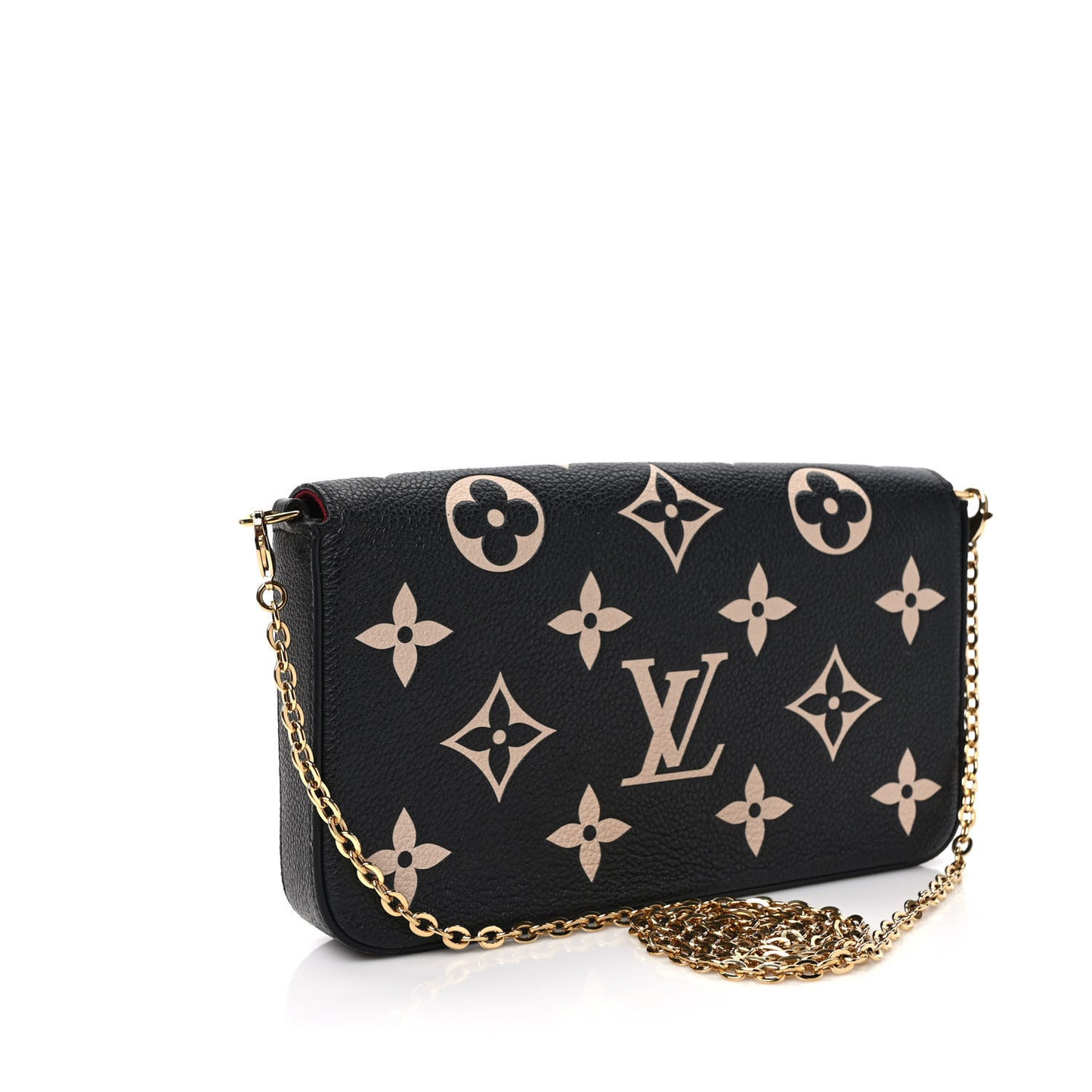 Empreinte Monogram Giant Felicie Pochette Black Beige