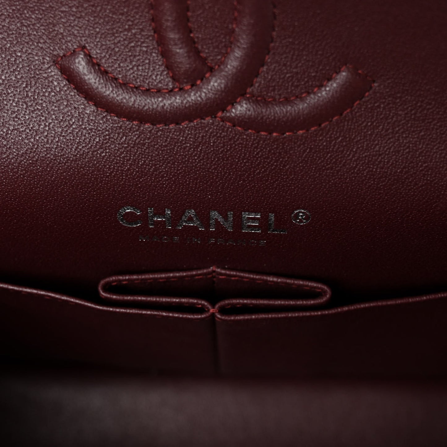 Caviar Quilted Small Double Flap Black