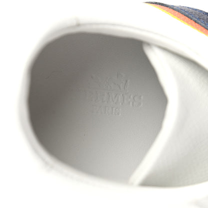 Hermes Epsom Womens Boomerang Sneakers 36 Bleu Allure Multicolor 7 of 8