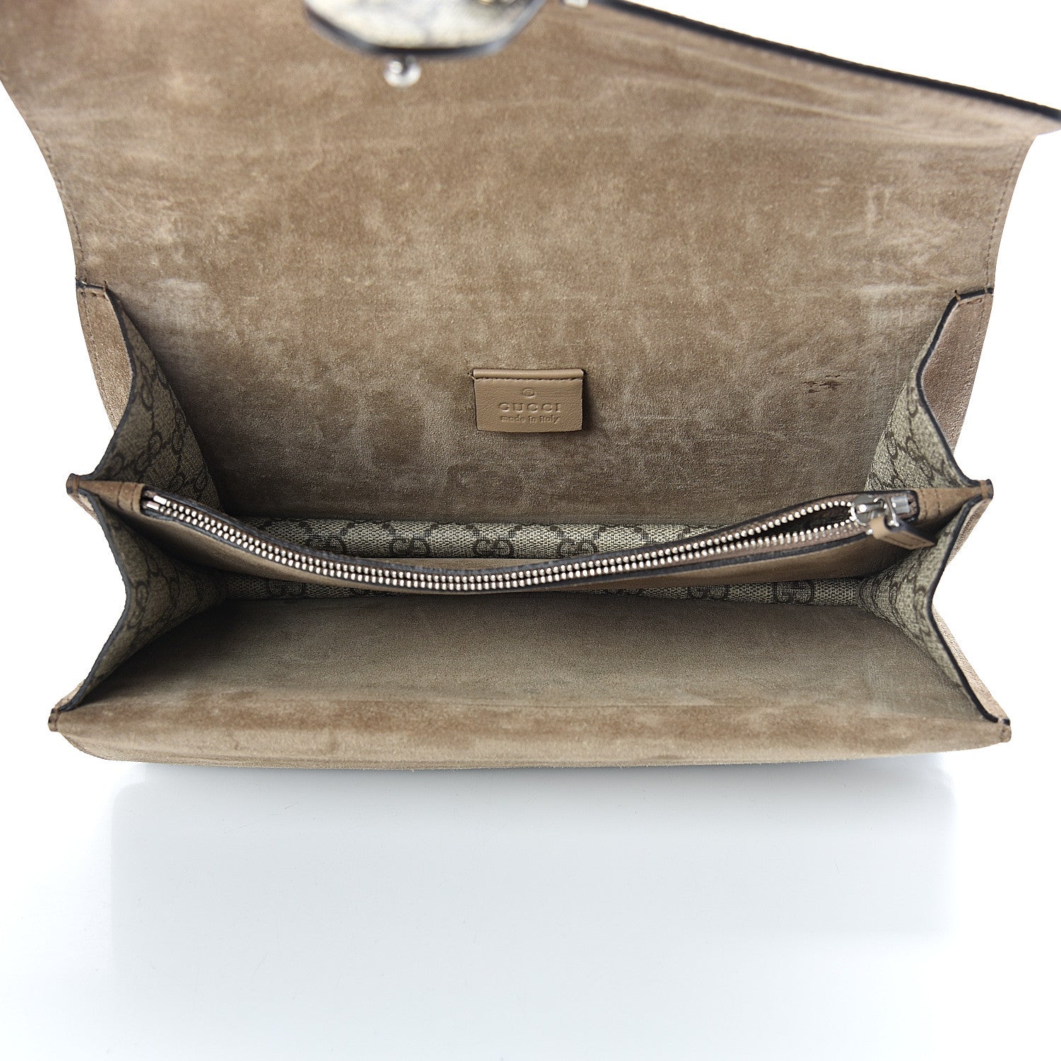 Gucci GG Supreme Monogram Small Dionysus Shoulder Bag Taupe 4 of 16