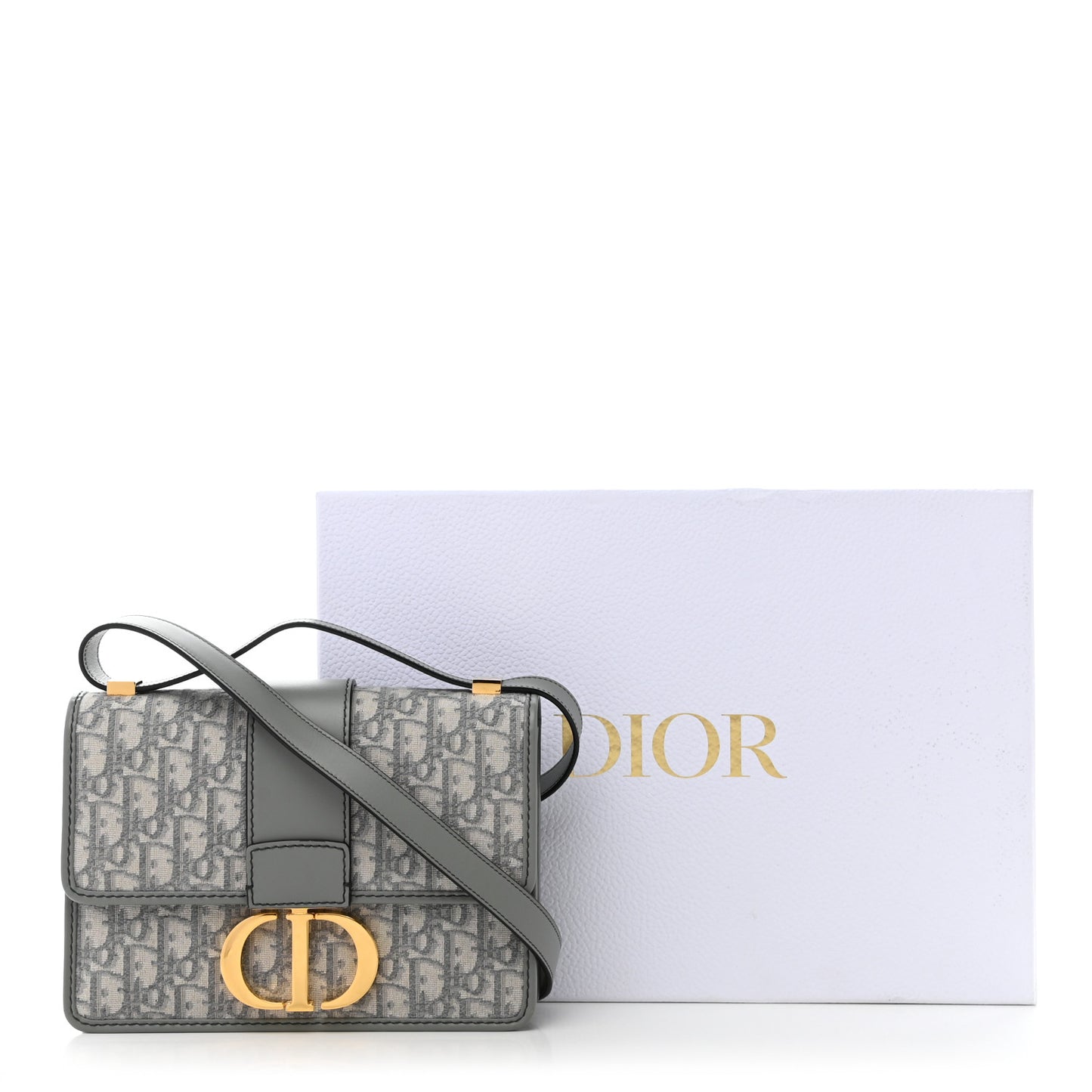 Oblique 30 Montaigne Flap Bag Grey