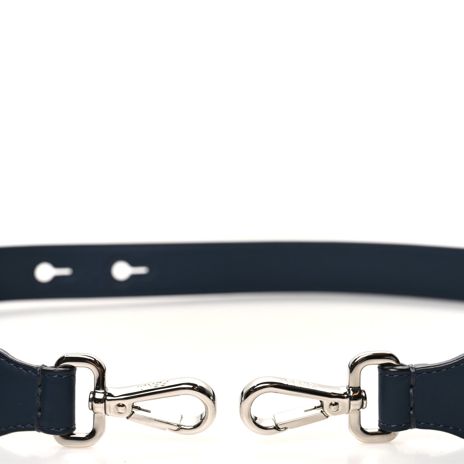 Fendi Calfskin Adjustable Strap You Navy 3 of 5