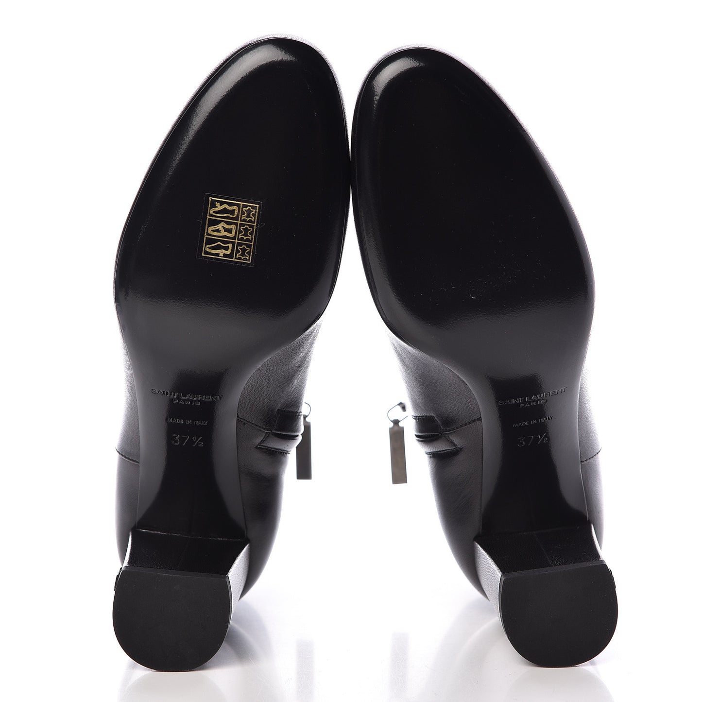 Nappa Loulou Ankle Zip Boot 37.5 Black
