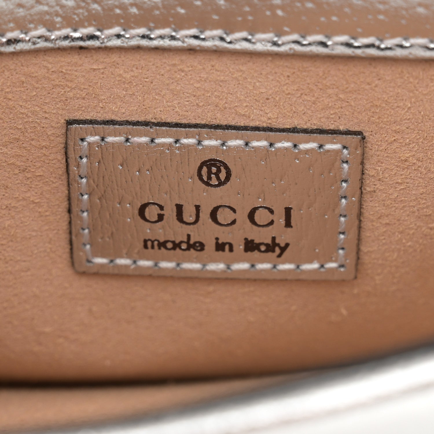 Gucci Metallic Calfskin Super Mini Dionysus Shoulder Bag Silver 6 of 10