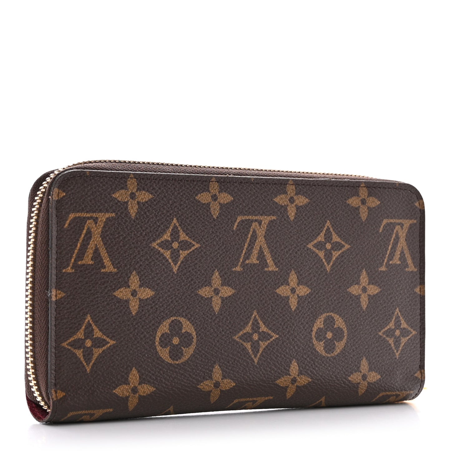 LOUIS VUITTON Monogram Zippy Wallet Fuchsia