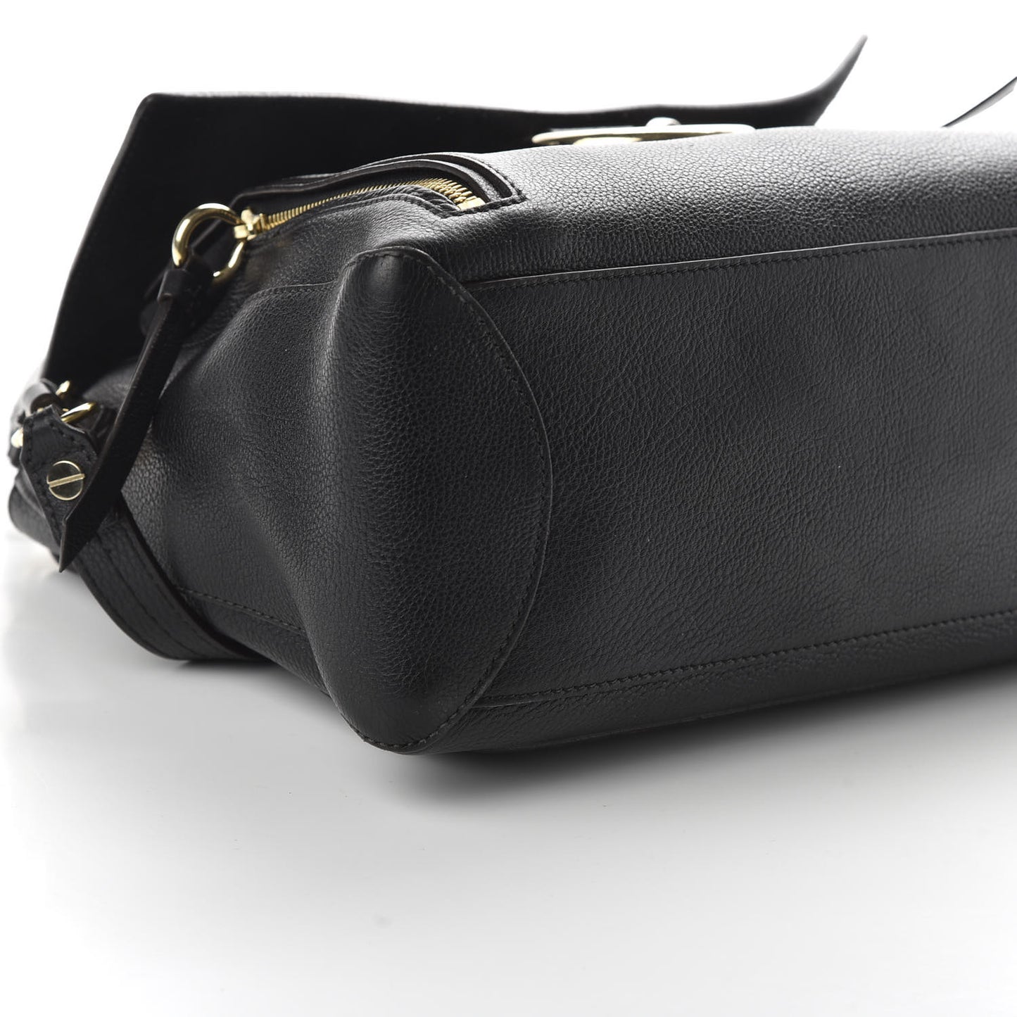 Calfskin Medium Faye Day Shoulder Bag Black