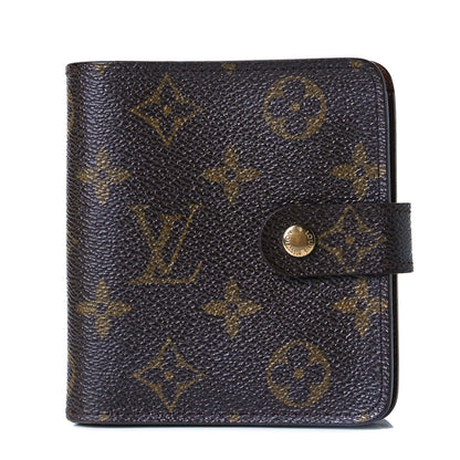 Louis Vuitton Monogram Compact Zippe Zipped Wallet 1 of 7