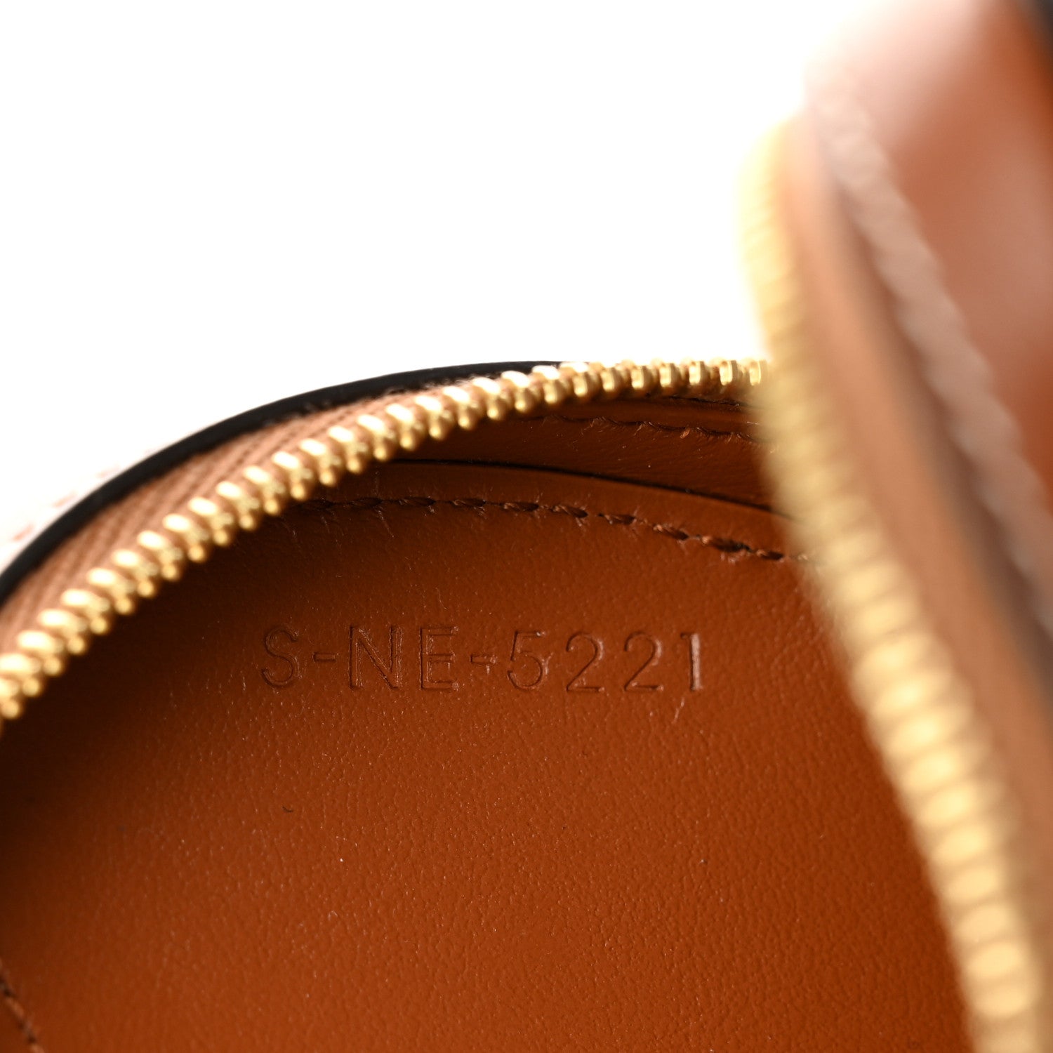 Celine Box Calfskin Micro Heart Crossbody Bag Camel 6 of 10