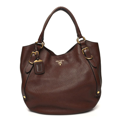 Prada Vitello Daino Hobo Bruciato 1 of 11