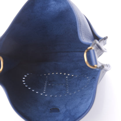 Hermes Taurillon Clemence Evelyne III GM Deep Blue 5 of 9