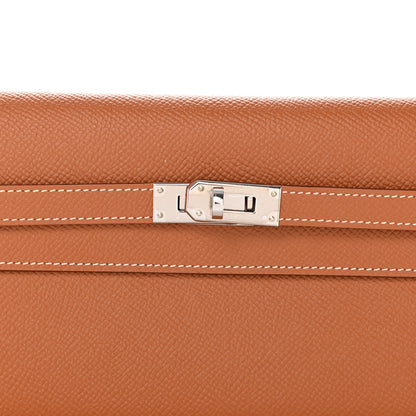Hermes Epsom Kelly Longue Wallet Gold 7 of 10