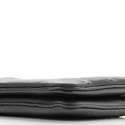 Louis Vuitton Empreinte Double Zip Pochette Black 9 of 10