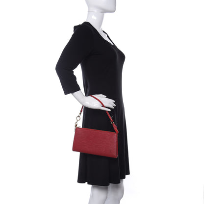 Louis Vuitton Epi Pochette Accessories 24 Rouge 2 of 8