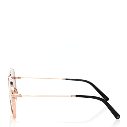 Louis Vuitton Metal Monogram The LV Pilot Sunglasses Z1781U Gradient Pink 3 of 8