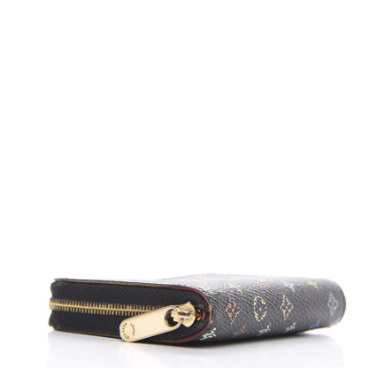 Louis Vuitton Monogram Multicolor Zippy Coin Purse Black Grenade 4 of 11