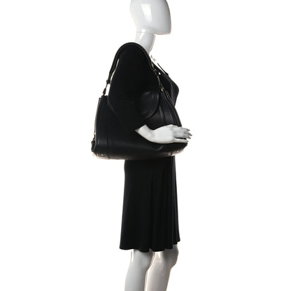 Salvatore Ferragamo Calfskin Sofia Shoulder Bag Black 3 of 11
