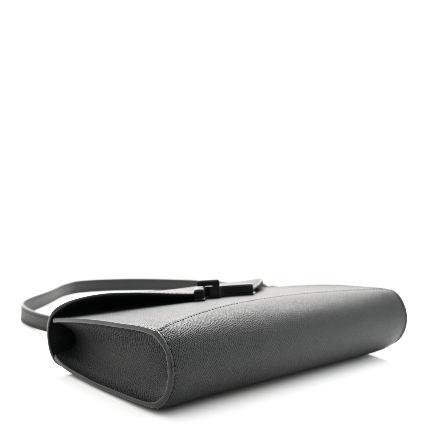 Carat Calfskin Gabrielle Clutch Ultra Black