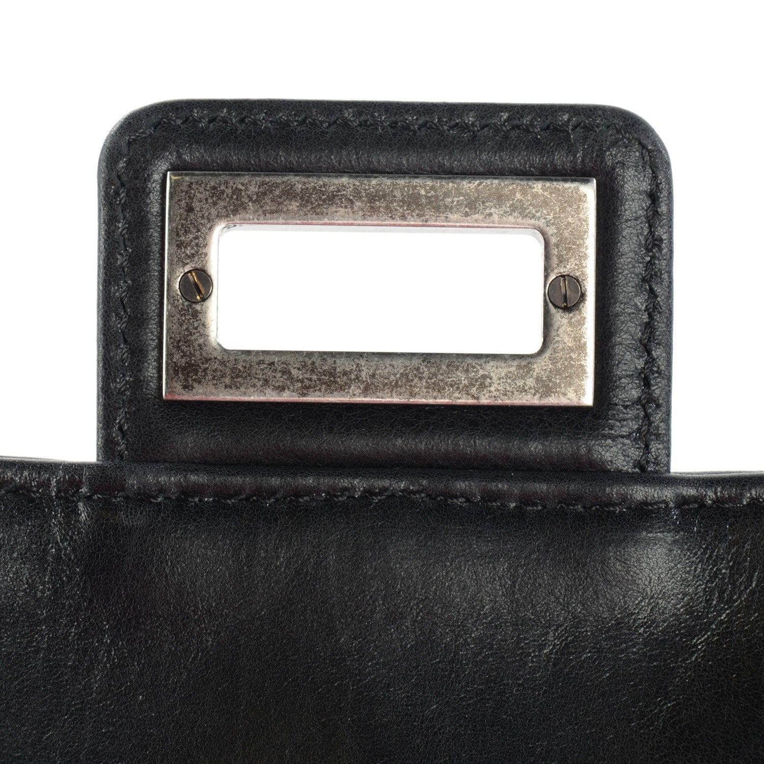 Chanel Calfskin CC Crave Reissue Crown Jumbo Flap Black 8 of 8