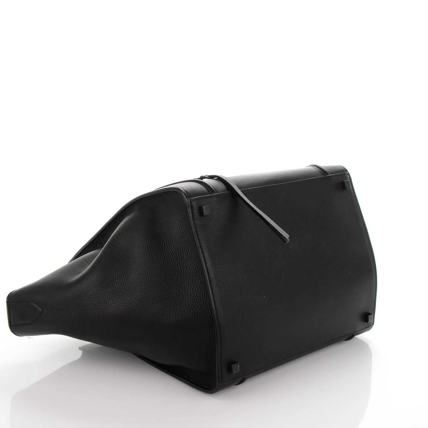Supple Calfskin Medium Phantom Luggage Black