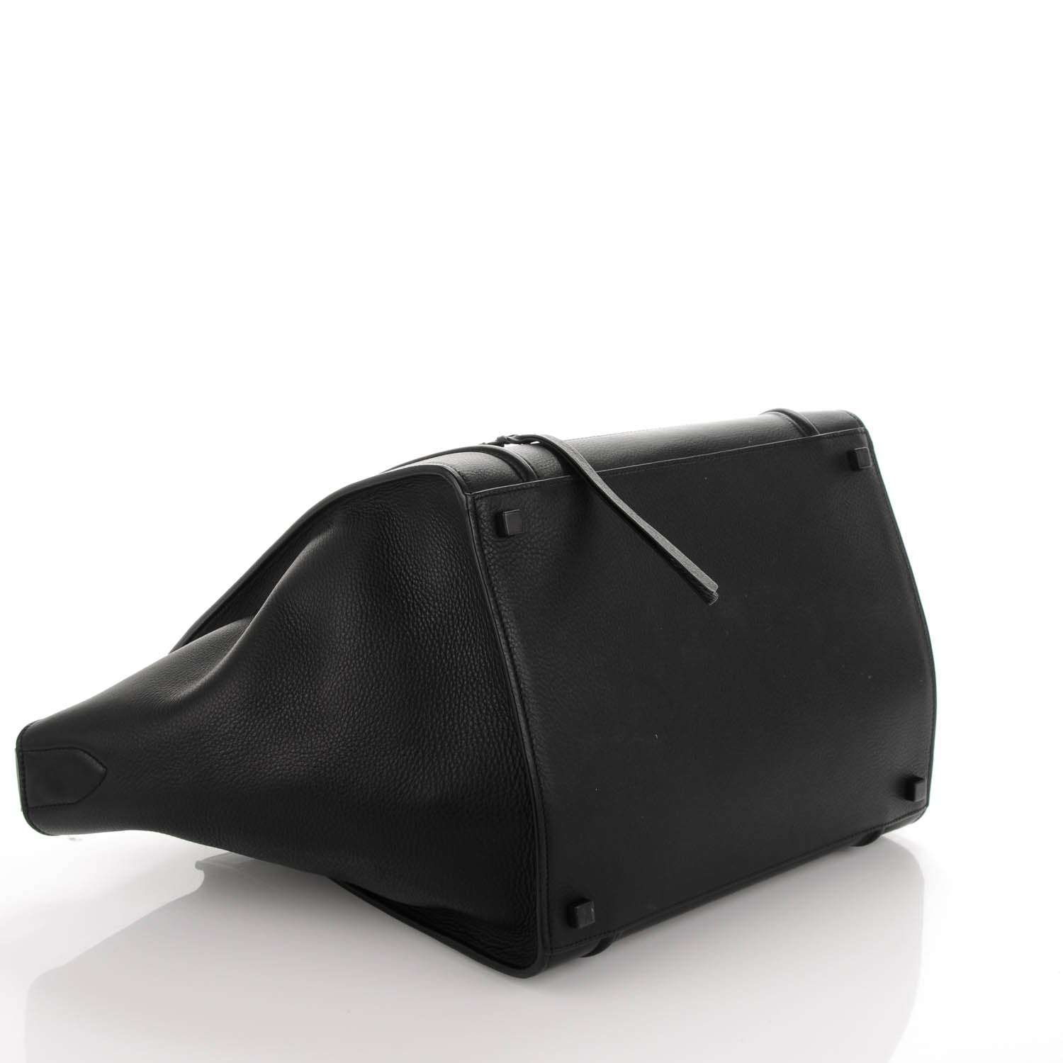 Celine Supple Calfskin Medium Phantom Luggage Black 4 of 7