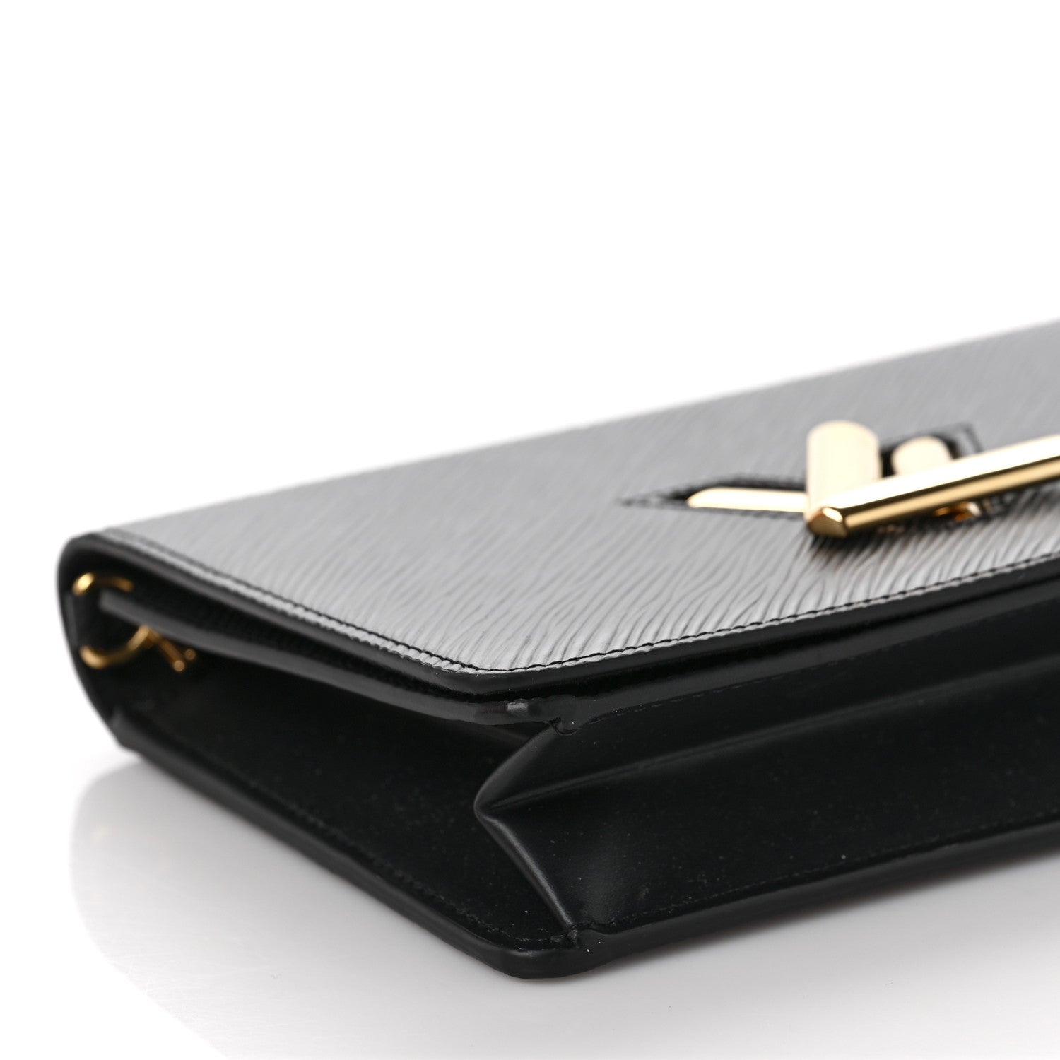 Louis Vuitton Epi Twist Belt Chain Wallet Black 7 of 9