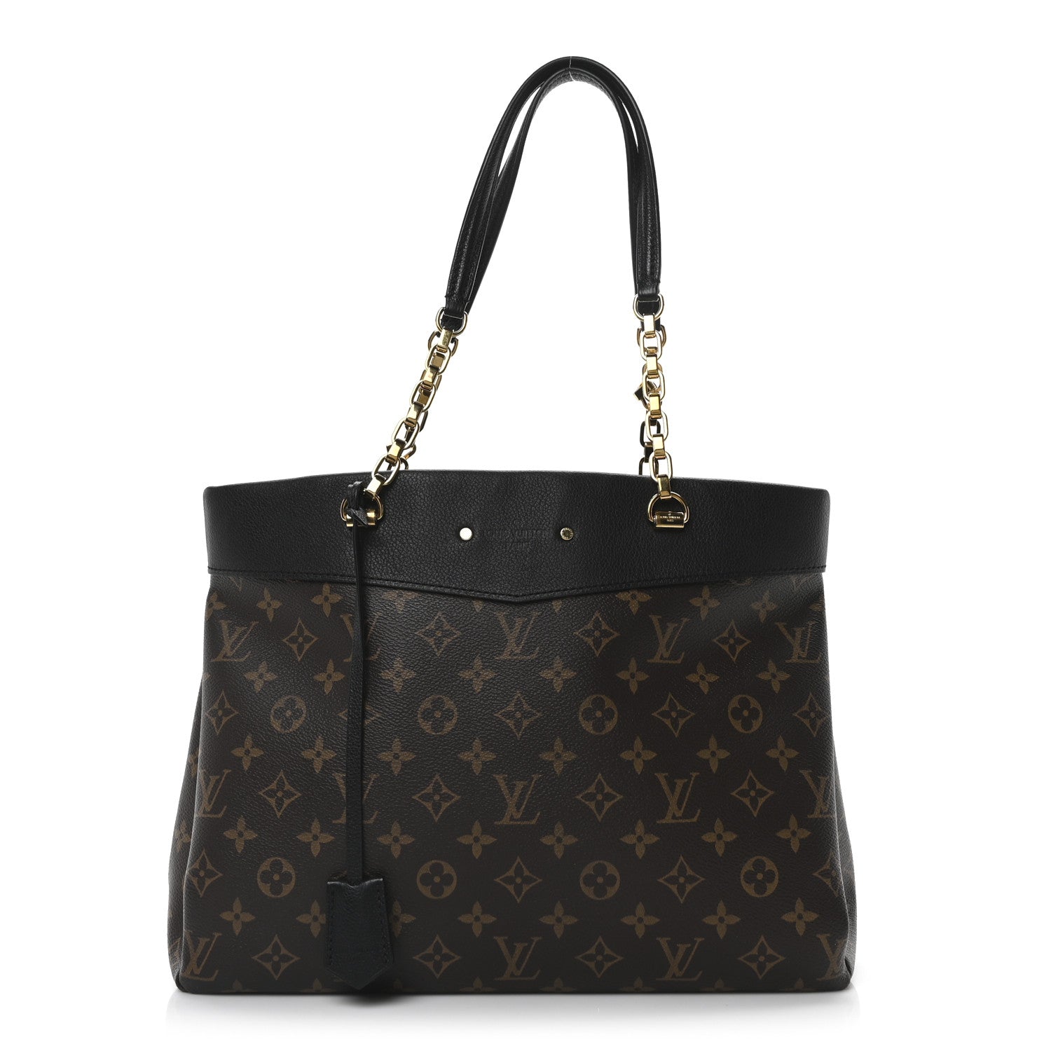 Louis Vuitton Monogram Pallas Shopper Black 1 of 9
