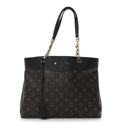 Louis Vuitton Monogram Pallas Shopper Black 1 of 9