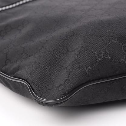 Gucci Nylon Monogram Small Flat Messenger Bag Black 8 of 10