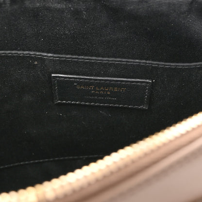 Saint Laurent Calfskin Matelasse Monogram Lou Camera Bag Greyish Brown 6 of 10