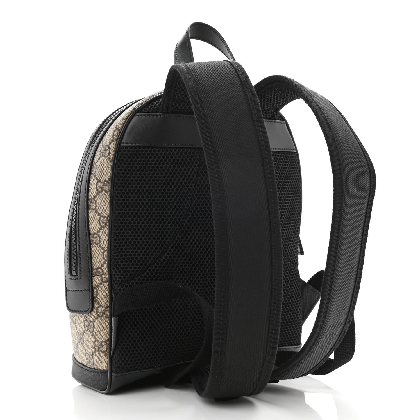 GG Supreme Monogram Small Eden Day Backpack Black