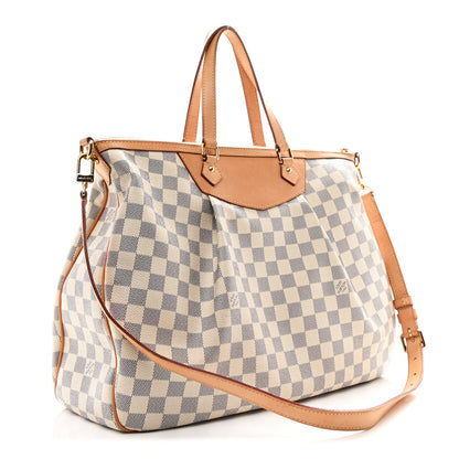 Louis Vuitton Damier Azur Siracusa GM 5 of 24