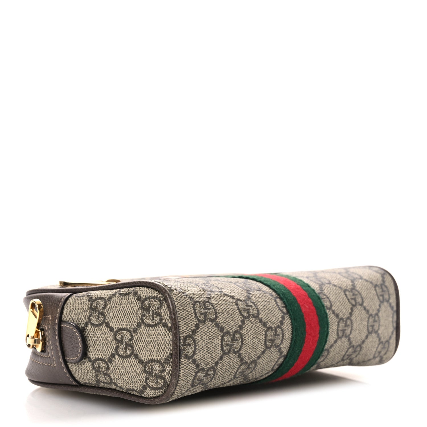 Gucci GG Supreme Monogram Web Small Ophidia Belt Bag 75 30 Dark Brown 4 of 12