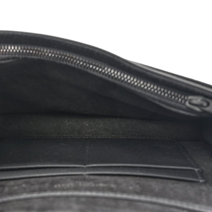 Christian Dior Ultra Matte Calfskin Diorama Wallet on Chain Pouch Black 5 of 11
