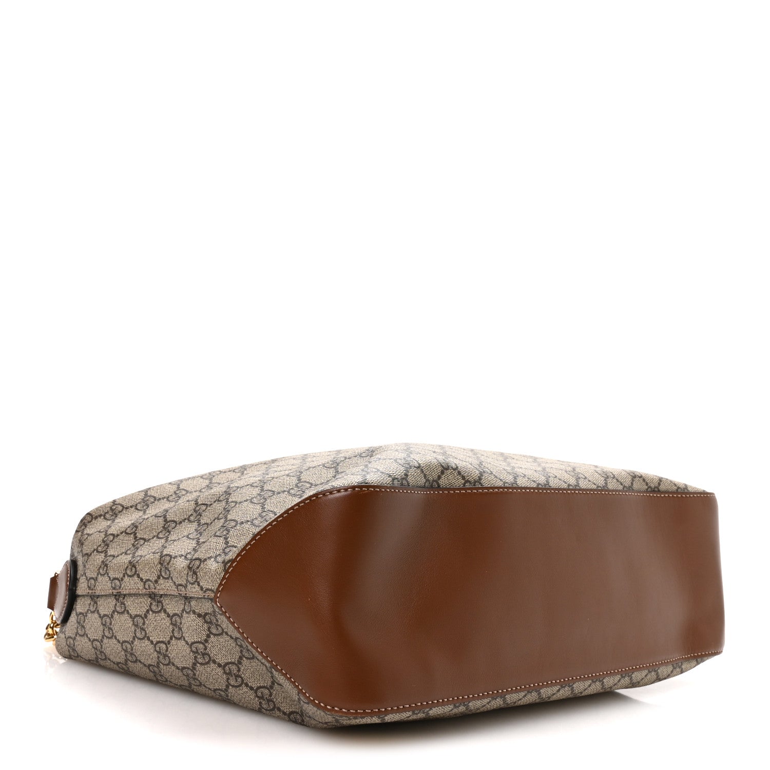 Gucci GG Supreme Monogram Large Linea A Hobo Light Brown 4 of 10