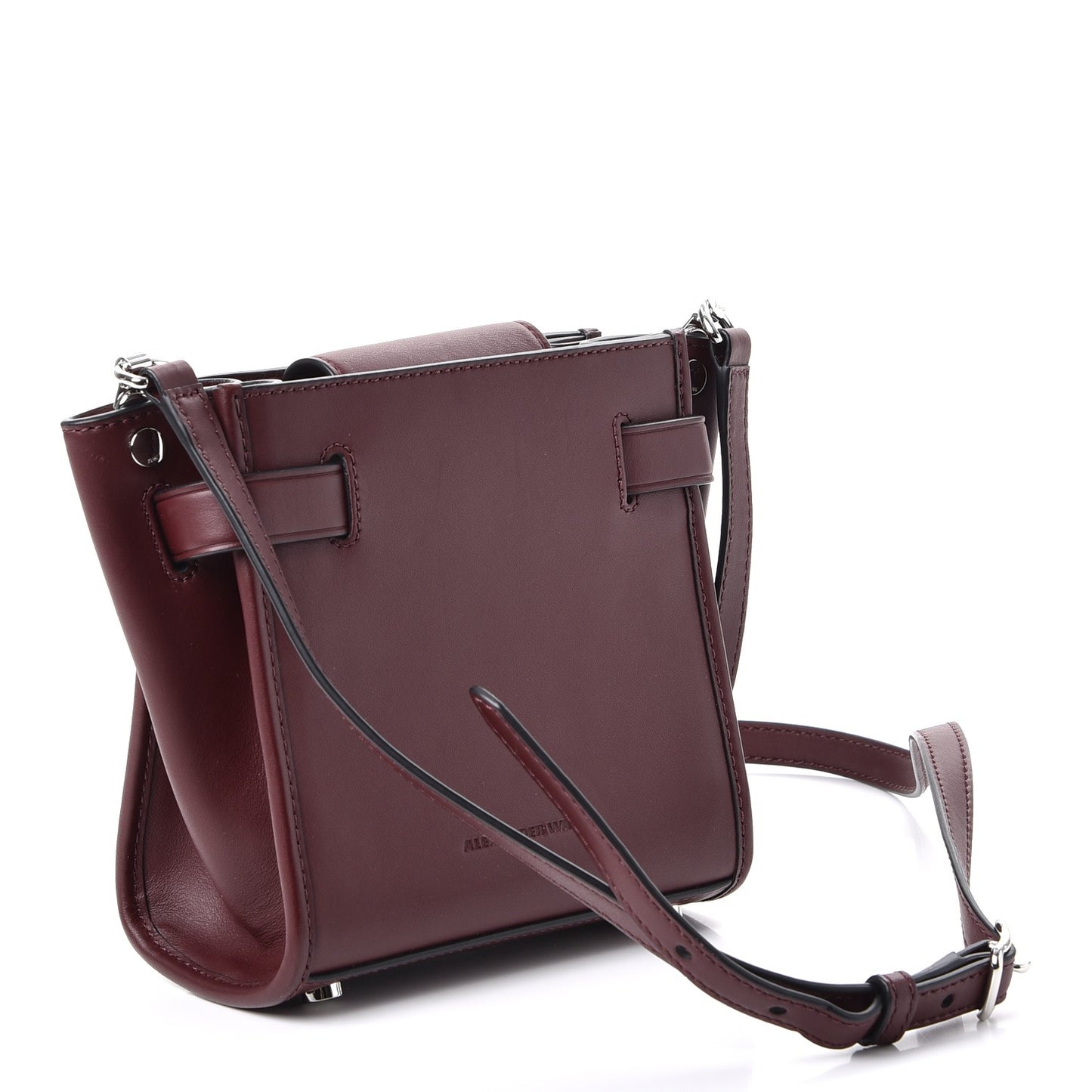 Calfskin Mini Attica Chain Crossbody Beet