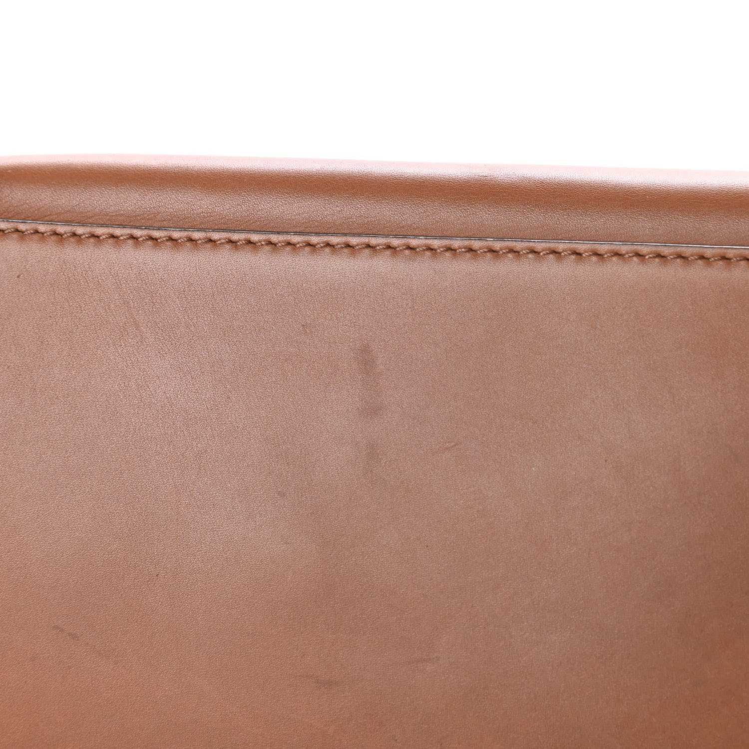 Celine Smooth Calfskin Suede Medium Trapeze Tan 14 of 18