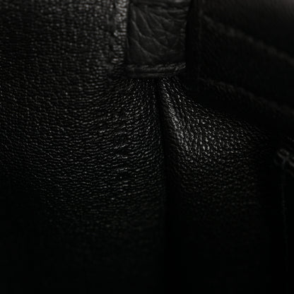 Hermes Taurillon Clemence Jypsiere 28 Black 7 of 13