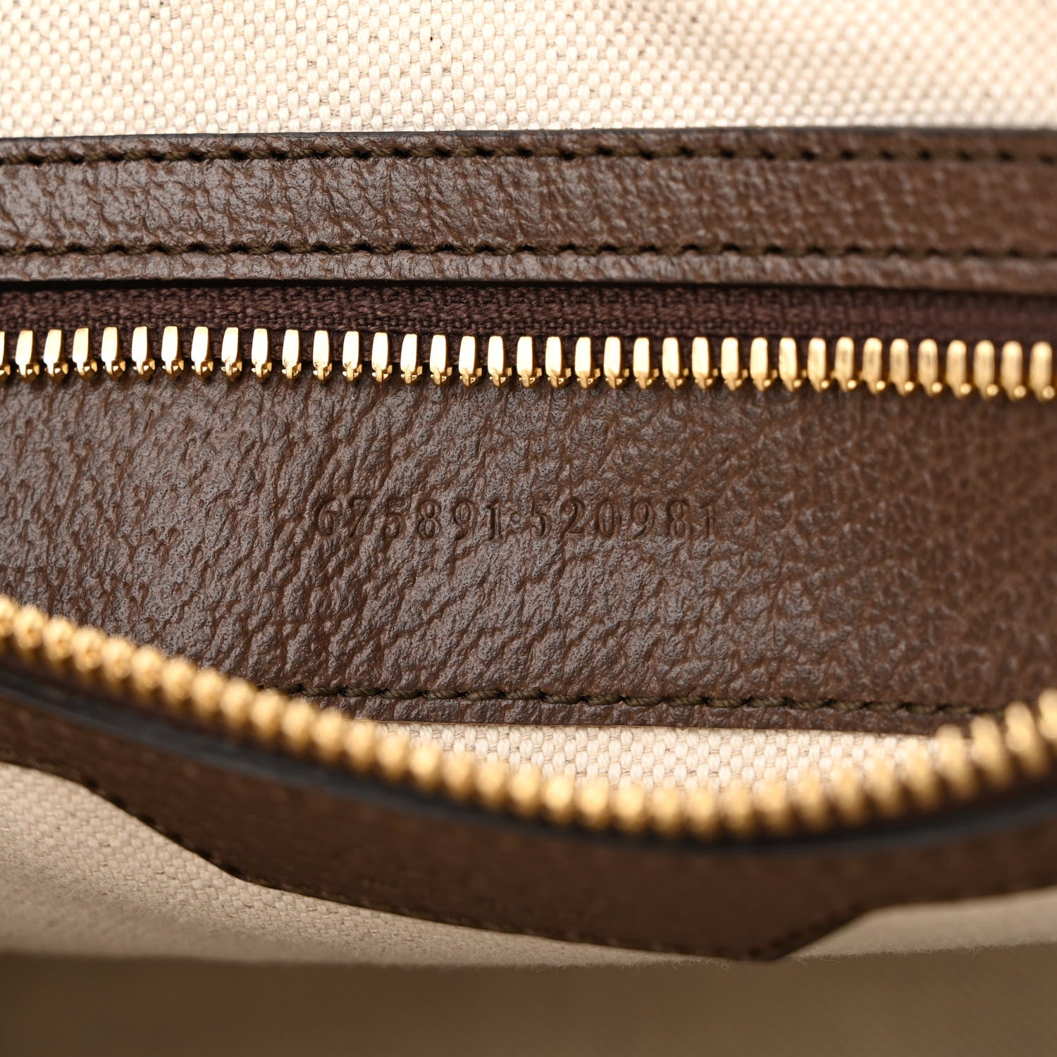 Gucci Monogram Jumbo GG Textured Dollar Calfskin Web Messenger Shoulder Bag Camel Ebony New Acero 7 of 10