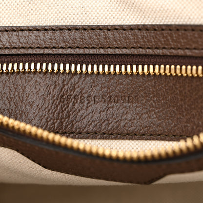 Gucci Monogram Jumbo GG Textured Dollar Calfskin Web Messenger Shoulder Bag Camel Ebony New Acero 7 of 10
