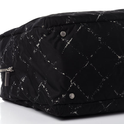 Chanel Nylon Travel Duffel Bag Black 9 of 11