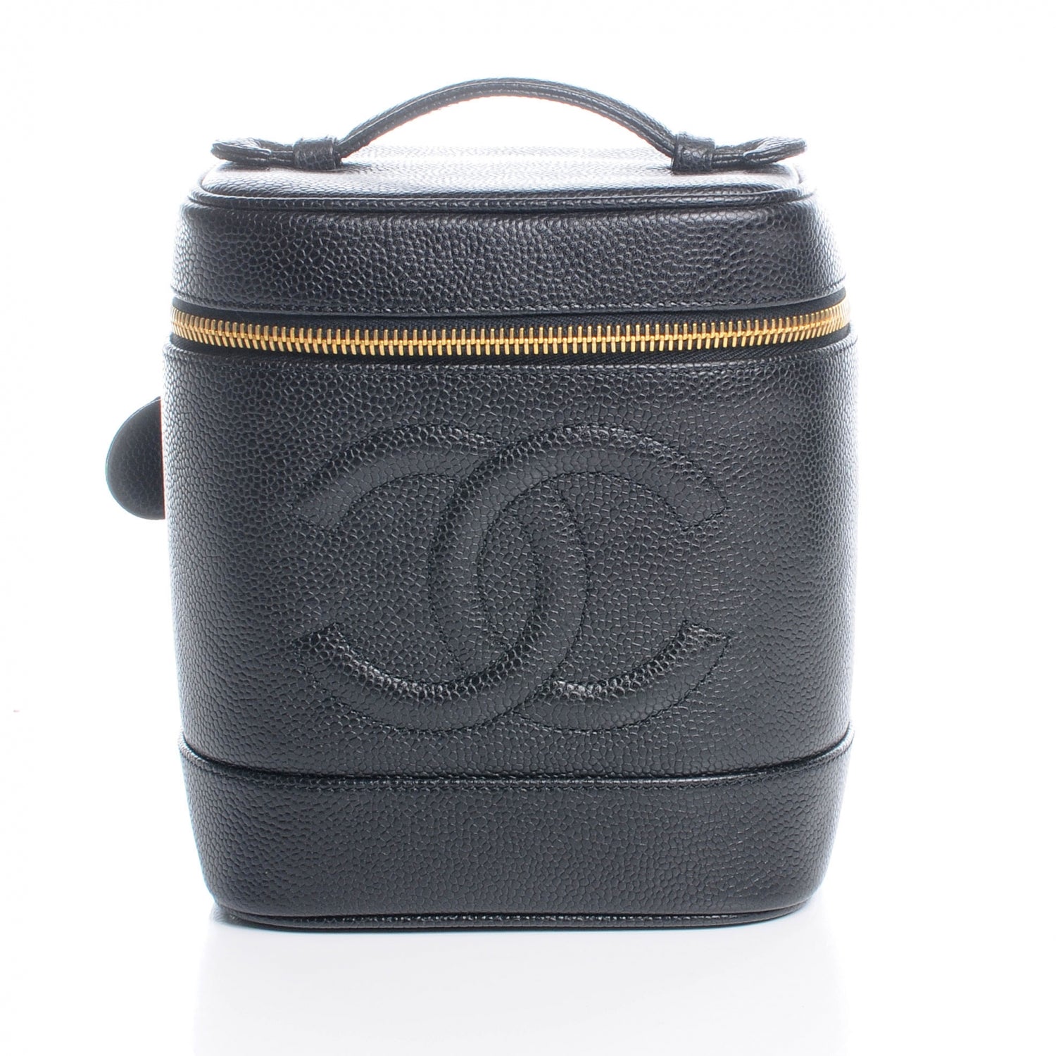 Chanel Caviar Cosmetic Vanity Bag Black 1 of 9