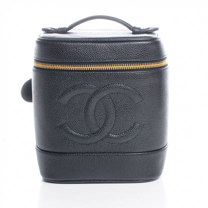 Chanel Caviar Cosmetic Vanity Bag Black 1 of 9
