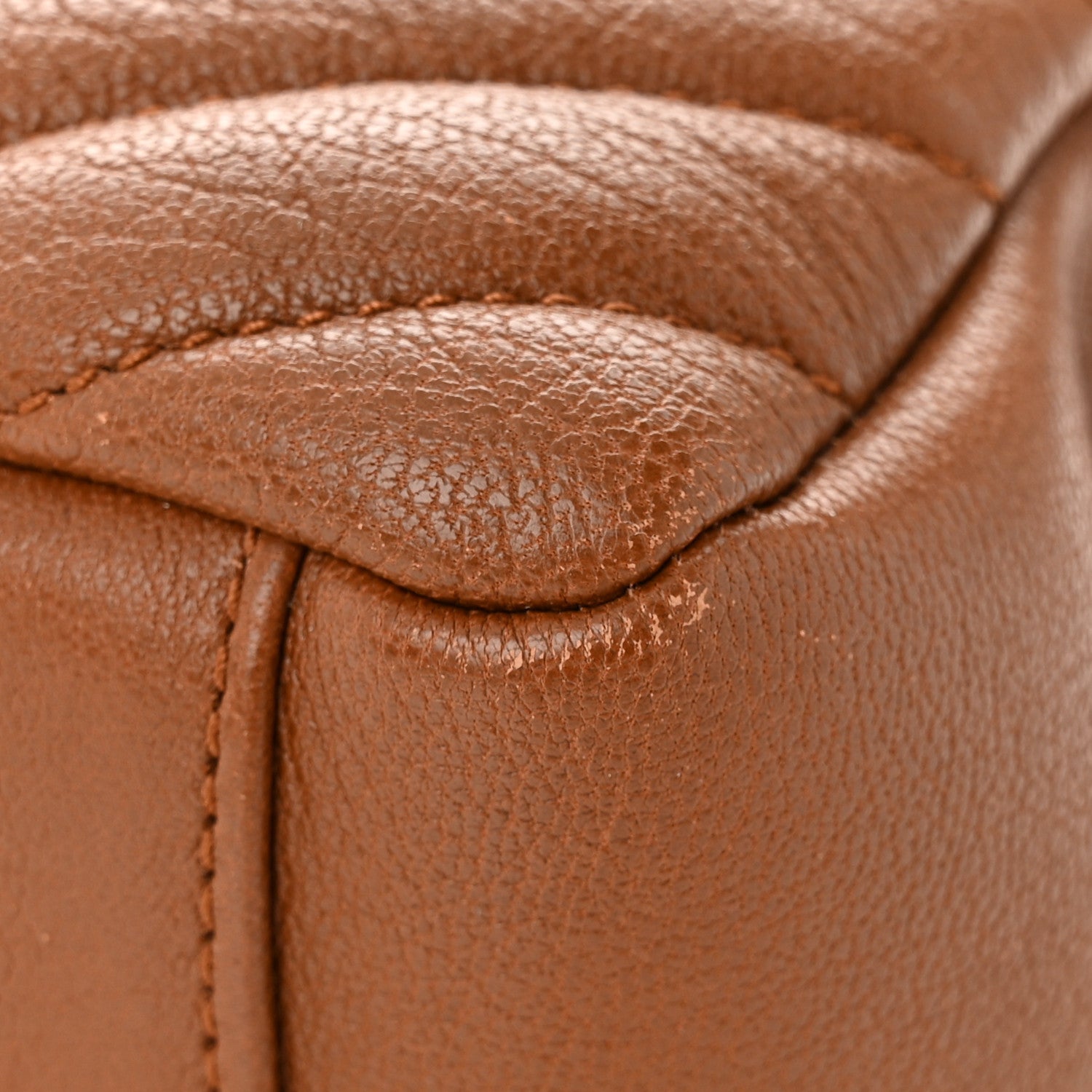 Saint Laurent Sheepskin Matelasse Chevron Monogram Medium College Bag Brick 11 of 14