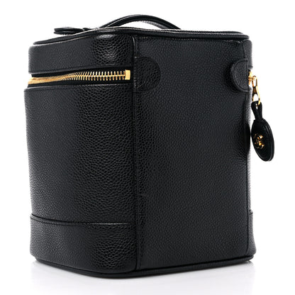 Chanel Caviar Vanity Cosmetic Case Black 3 of 12