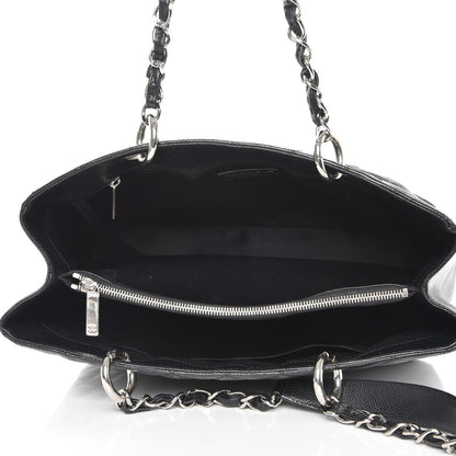Chanel Caviar Quilted Grand Shopping Tote GST Black 5 of 14