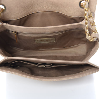 Chanel Caviar Quilted Medium Mademoiselle Flap Beige 5 of 11